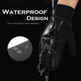 thumbnail image 3 of Men Winter Waterproof Gloves Touchscreen Pocket -Slip Fleece Thermal Sport Gloves, 3 of 7