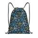 thumbnail image 1 of Fotbe Bicycle Colorful Bolsa Mochila con Cordón Estampada, Bolsa de Gimnasio Deportiva, Bolsa Cinch, Bolsa con Cordón para Hombres y Mujeres-Medium, 1 of 6