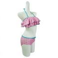 thumbnail image 4 of Anime Demon Slayer Costume for Girls One Piece Swimsuit Tanjrou Nezuko Zenitsu Sexy, 4 of 5