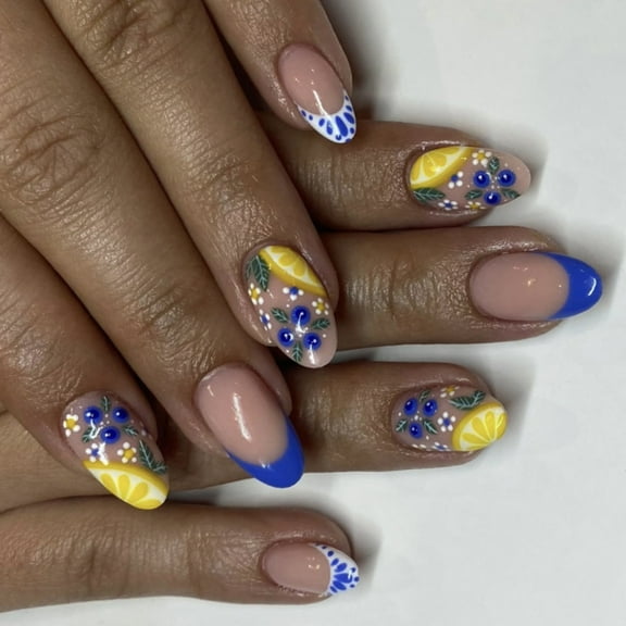 Press on Nails,Fake Nails Glues on Nails False Nails Acrylic Nails Artificial False Nails for Nails Art Designs