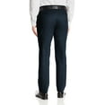 thumbnail image 2 of Boltini Italy Men's Flat Front Slim Fit Slacks Trousers Dress Pants (Navy, 28x30), 2 of 2