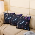 thumbnail image 4 of YST Lightning Throw Pillow Cover for Kids Teens Adult,Colorful Lightning Pillow Cover,Grey Space Cushion Cover,Abstract Lightning Landscape Decorative Pillow Cover 18x18 Inch, 4 of 6