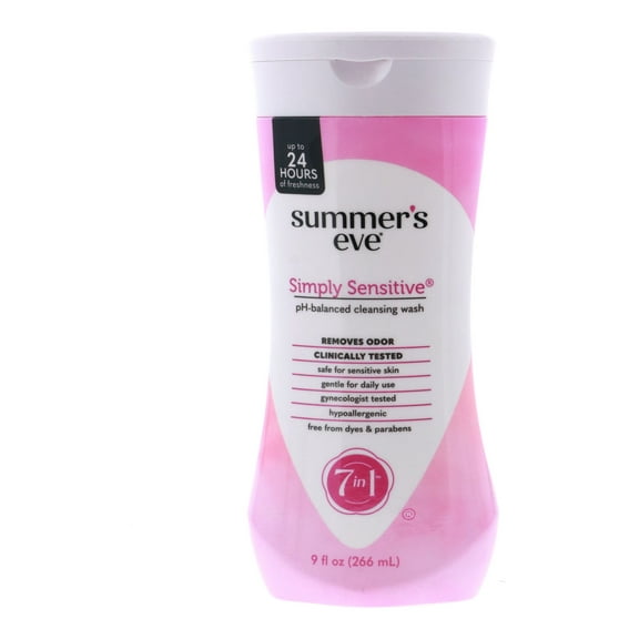 Summer's Eve Simply Sensitive Cleansing Wash for Sensitive Skin, 9 oz