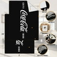 thumbnail image 4 of Ottomanson Coca-Cola Logo Machine Washable Non-Slip Rubberback 2x3 Area Rug, 2'3" x 3', Black, 4 of 7