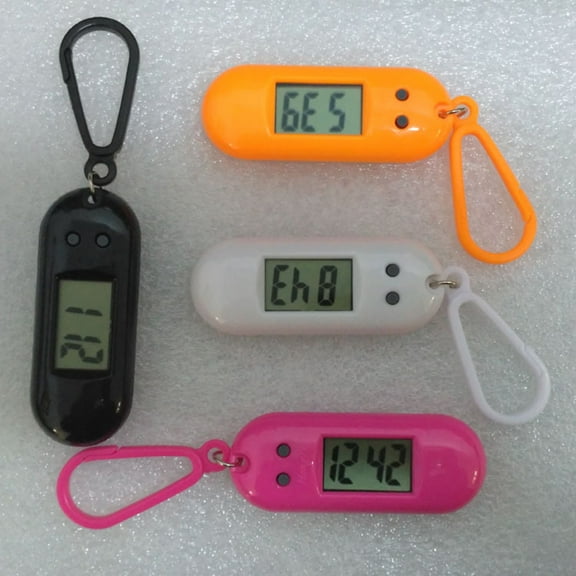 Hytrove 4Pcs Small Keychain Pocket Watch Clock for Family Members and Children