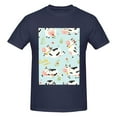 thumbnail image 4 of Bingfone Cute Cows Men'S Loose Fit Short-Sleeve Pocket T-Shirt, 4 of 7