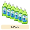 (6 pack) Great Value Ultra Antibacterial Dish Liquid, Crisp Apple, 28 fl oz