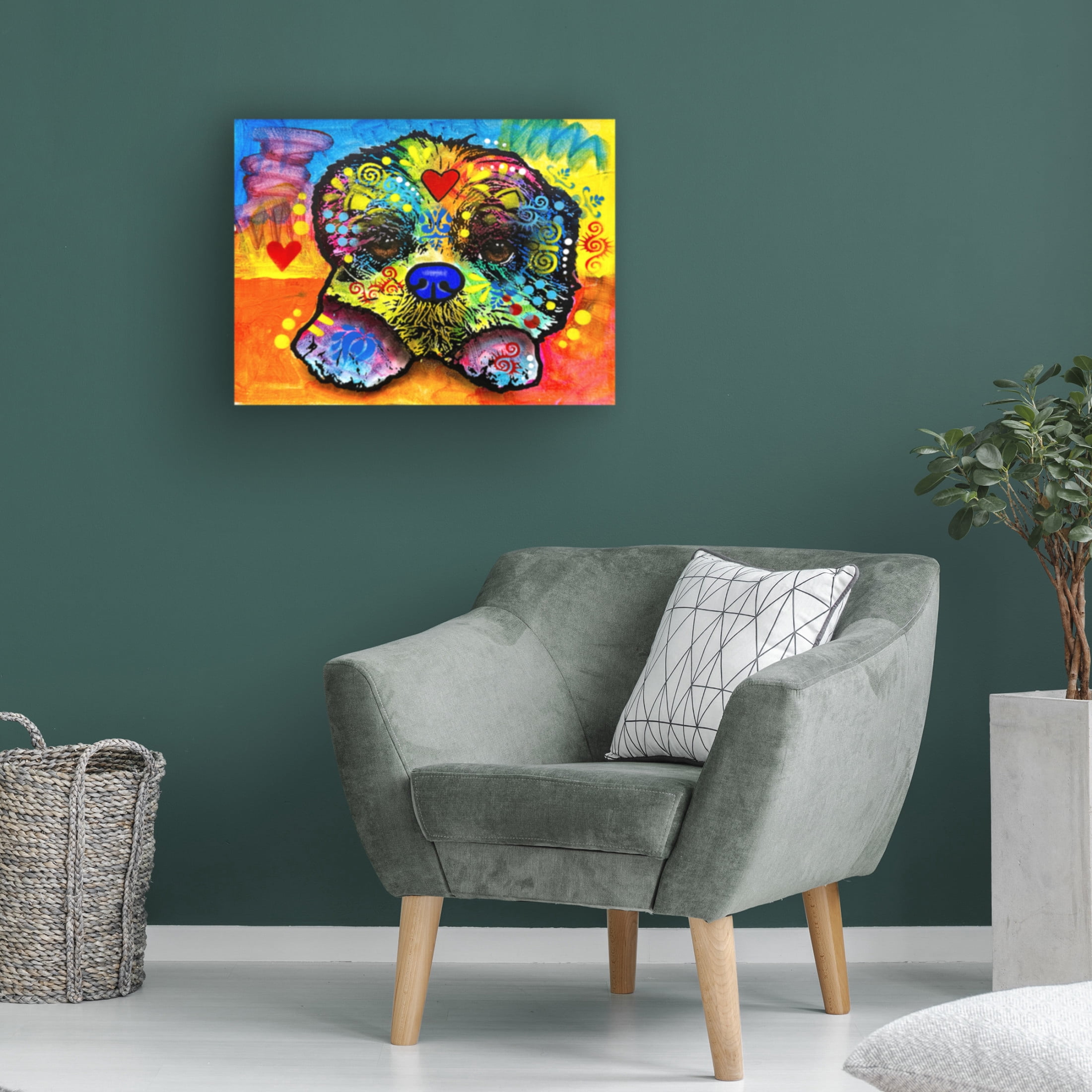 Canvas Wall Art - Dean Russo- Exclusive 'Lazy' Wall Art for Living Room, Bedroom, or Office Décor by Trademark Fine Art - 19 x 14 Inches