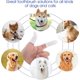 thumbnail image 5 of Juego de 8 cepillos de dientes para perros - Cepillo de dientes de nailon de 360° para perros y gatos para una fácil limpieza dental., 5 of 5