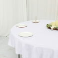thumbnail image 2 of BalsaCircle 70" Round Polyester Tablecloths for Wedding - White, 2 of 8