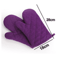 thumbnail image 2 of Apuakthei Heat- Manoplas para horno - Manoplas de silicona para horno de cocina, perfectas para hornear y asar - 1 par, 2 of 5
