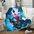thumbnail image 3 of CLOOCL Ahri KDA Prestige Edition-Manta impresa a la moda para sofá, para cama colcha, hogar, adolescentes y adultos, 3 of 4