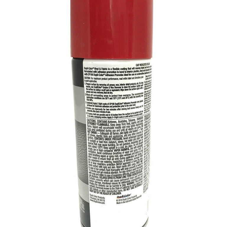 Dupli-Color EHVP10000 Red High Performance Vinyl and Fabric Spray - 11 oz.