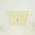 thumbnail image 2 of Package of 1, 14 Inch X 1/2" Thickness Baltic Birch Wood Letter W in The Collegiate Font, Thick for Art & Craft Project, Made in USA, 2 of 4