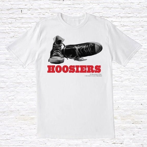 Reprint Rare Hoosiers Promo Movie T-Shirt. Vintage Style