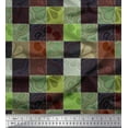 thumbnail image 1 of Soimoi Moss Georgette Fabric Flower Artistic Printed Craft Fabric by The Yard 42 Inch Wide, 1 of 3