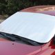 thumbnail image 5 of Cubierta De Nieve Para Parabrisas Delantero De Coche Lana Perlada Resistencia Al Calor Descongelación Protección contra La Nieve Orejas Antirrobo Cubierta Universal Para Coche - Plata, 5 of 5