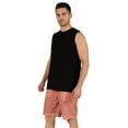 thumbnail image 4 of Inkmeso Casual Solid Elastic Waist Shorts For Men Loungewear With Pockets Cotton Short Pants, 4 of 7