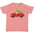 thumbnail image 3 of Inktastic Christmas Vintage Truck with Christmas Tree Boys or Girls Toddler T-Shirt, 3 of 5