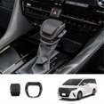 thumbnail image 4 of Car Gear Shift Handle Cover Stickers Gear Shift Knob Trim for ALPHARD/VELLFIRE 40 Series 2023+, 4 of 5