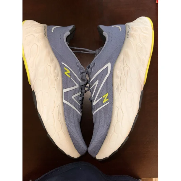 New Balance Fresh Foam X More V4 Shoes Mens 10 Us Blue Running Athletic Sneakers