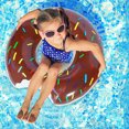 thumbnail image 3 of Accesorios inflables de la piscina del diseño del donut del café del PVC del anillo de la natación (70cm) Ndcxsfigh Nuevos Originales, 3 of 9