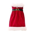 thumbnail image 3 of Cubierta de botella de vestido rojo de Navidad, bolsa de botella de vino, decoración de mesa de suministros de fiesta reutilizable, vestido de, 3 of 9