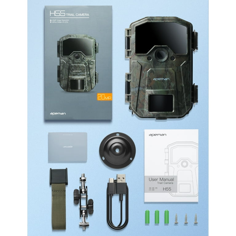 Victure 16MP 1080P Trail Cam, LCD, IP66 Waterproof, Night