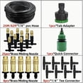 thumbnail image 3 of Clearance! 360° Curved Garden Automatic Irrigation System 360 Bendable Adjustable Garden Watering System Water Saving Design Drip Irrigation System for Garden Yard Automatic Water Dripper,O, 3 of 8