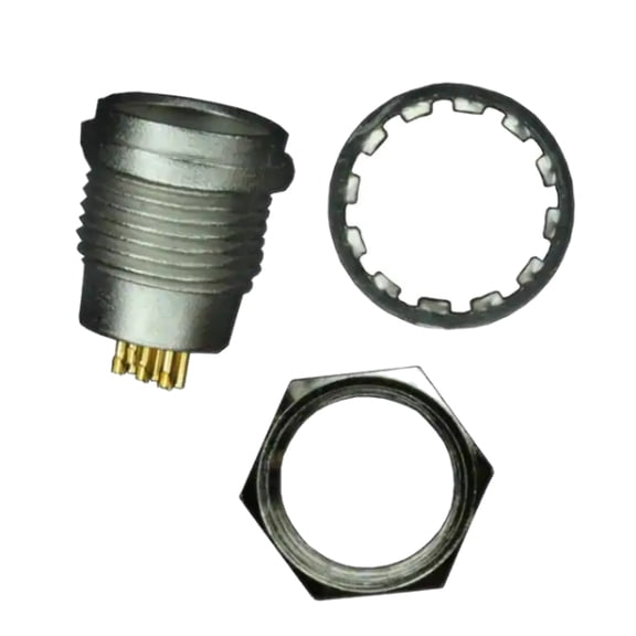 HR25A-7R-8P Circular Connector Receptacle 8 Position , Male Pins Solder Cup