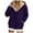 Purple, variant on felwors Unisex Sherpa Lined Fleece Jacket - Zip Up Hooded Sweatshirt, Warm Fall & Winter Casual Coats with Pockets Light Blue, S