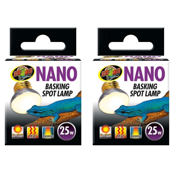 Lámpara Foco de Calentamiento Zoo Med Nano 25W Paquete de 2