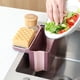 thumbnail image 4 of Injueey Colador de fregadero de cocina, escurridor de de frutas, recogedor de alimentos, soporte de almacenamiento de esponja colgante Type4 NO4, 4 of 6