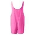 thumbnail image 4 of ZAZYULZ Pants Rompers for Women Women's Casual Summer Rompers Overalls Jumpsuit Shorts(Hot Pink,Xl), 4 of 5
