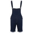thumbnail image 2 of DDAPJ pyju Mens Denim Bib Overall Shorts Jeans Jumpsuit,Summer Short Overalls for Men Walkshorts Casual Outdoor Adjustable Strap Dungaree Rompers with Pockets, 2 of 8
