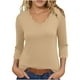 thumbnail image 5 of Blazers para mujer,Blusa de verano para mujer con cuello en V y manga corta, poliéster, informal y cómoda, ideal para el hogar, sopatenor, 5 of 6
