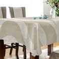 thumbnail image 4 of Yayeee Tablecloths for Rectangular Tables 60 x 120 inch Party Table Cover, Light Brown Pattern, 4 of 6