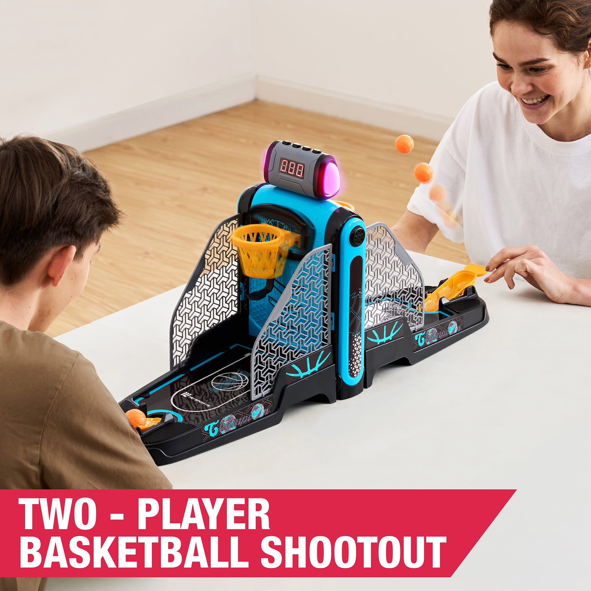 Shootout de basket-ball sur table à 2 joueurs, mini basket-ball d'arcade par MD Sports