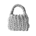 thumbnail image 1 of Bolsa tejido a mano Para mujer de hombro de lana islandesa suave a la moda regalo Ehuebsd Para Estrenar, 1 of 6