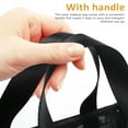 thumbnail image 4 of BESTOYARD Mesh Makeup Bag Black Nylon with Zipper Closure and Handle for Daily Travel Use, 4 of 7