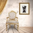 thumbnail image 3 of Fab Funky 20x24 Gold Ornate Wood Framed with Double Matting Museum Art Print Titled - Doberman, Formal Hound and Hat, 3 of 4