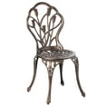 thumbnail image 5 of Indoor and Outdoor Bronze Dinning Set 2 Chairs with 1 Table Bistro Patio Cast Aluminum., 5 of 8