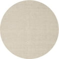 thumbnail image 1 of Ahgly Company Indoor Round Contemporary Light French Beige Brown Solid Area Rugs, 8' Round, 1 of 6