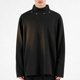 thumbnail image 1 of Ceisia Men's Oversize Semi-Turtleneck Metal-Rivet Long-Sleeve Top Multi-Solid for Winter Gift, 1 of 9