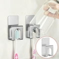 thumbnail image 1 of Suncoda Toothbrush Holder, Toothbrush Stainless Steel Bathroom Stand Wall Toothpaste Mount Organiz, 1 of 8