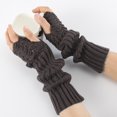 thumbnail image 4 of Limei Trendy Winter Mittens Breathable for Work Half Finger, 4 of 7