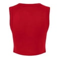 thumbnail image 2 of Bella + Canvas Womens Plain Micro-Rib Muscle Crop Top, 2 of 4