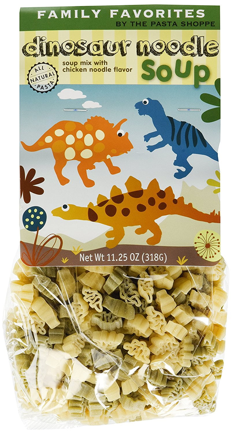 Dinosaur Noodle Soup Mix Chicken Noodle Dinosaur Shaped Pasta 2