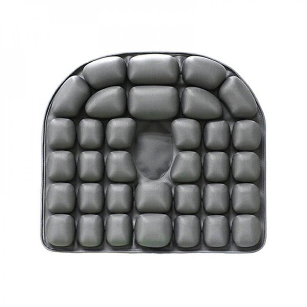 Scheam 16-Hole Inflatable Seat Cushion Portable Chair Cushion for Office  Wheelchair Travel Cars Airplanes Coccyx Tailbone Sciatica Ideal for Daily  Use Prolonged Sitting Relief, Khaki,Plastics 