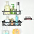 thumbnail image 1 of Estante de baño para el hogar, soporte para cosméticos de Metal, estante de ducha, accesorios de baño, 1 of 8